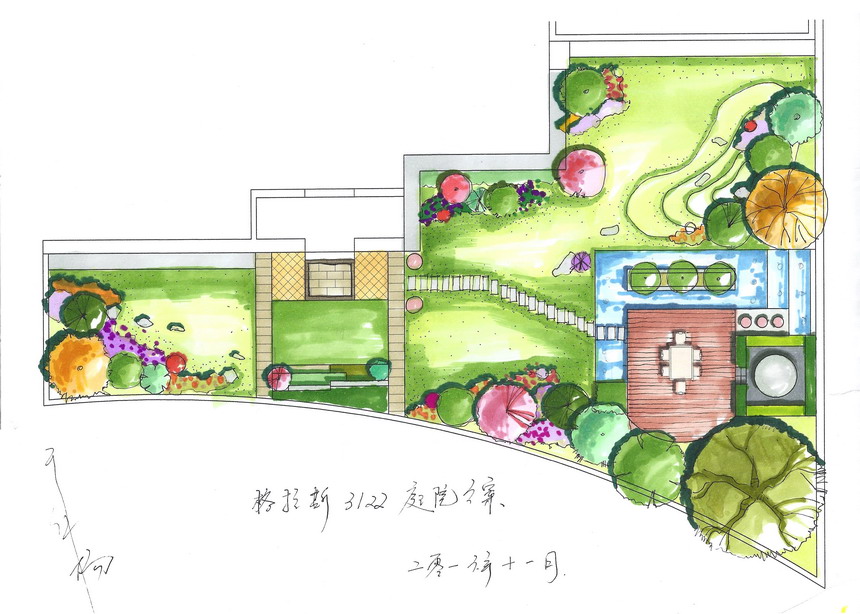 庭院景观-别墅花园设计公司-企业景观-北京庭院绿化-露台景观